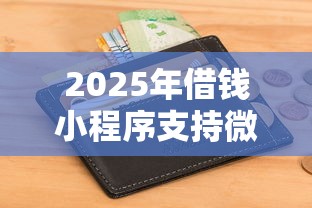 2025年借钱小程序支持微信支付？推荐5个征信花居然都下款的平台