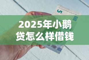 2025年小鹅贷怎么样借钱到微信？试试这5个借款平台好借钱又快又不看征信