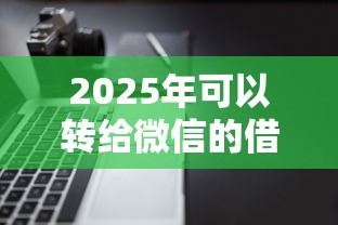 2025年可以转给微信的借钱软件：罗列5个逾期了下载什么软件可以借到钱
