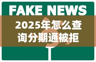 2025年怎么查询分期通被拒原因，试试这五个秒下款的贷款平台