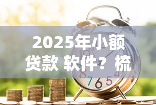 2025年小额贷款 软件？梳理五个贷款借款平台靠谱
