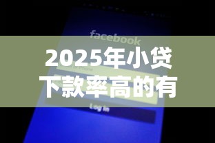 2025年小贷下款率高的有哪些平台：整理五个借钱正规平台