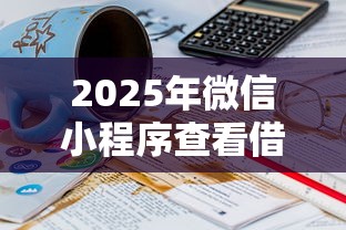 2025年微信小程序查看借钱情况，推荐5个65岁可以借款的平台