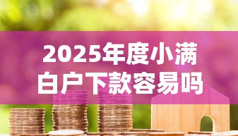 2025年度小满白户下款容易吗：罗列五个贷款平台最容易贷到款