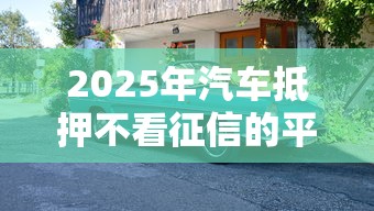 2025年汽车抵押不看征信的平台？看看这五个按揭车贷款平台