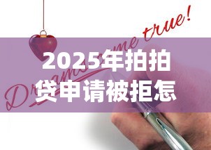 2025年拍拍贷申请被拒怎么办，整合5个19岁贷款容易过审批的app