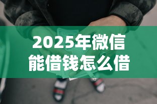 2025年微信能借钱怎么借钱：梳理五个失信人员可以借钱的网贷口子