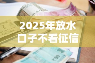 2025年放水口子不看征信：整合5个小额贷款平台