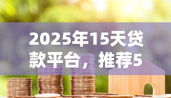 2025年15天贷款平台，推荐5个平台借钱还不起怎么办
