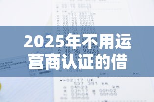 2025年不用运营商认证的借钱软件？公布五个按揭车辆贷款平台