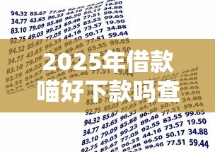 2025年借款喵好下款吗查征信吗，公布5个大学生可以贷款的平台