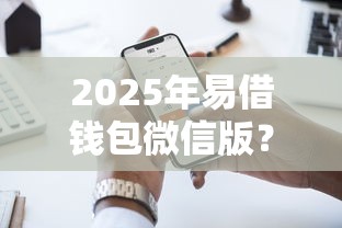 2025年易借钱包微信版？罗列五个资产包口子