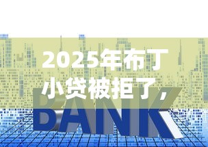 2025年布丁小贷被拒了，整理5个中小企业贷款平台