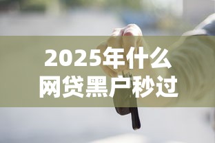 2025年什么网贷黑户秒过拿钱的：整合五个真正不查征信的贷款口子