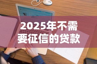 2025年不需要征信的贷款平台正规吗：看看这五个人工审批贷款软件