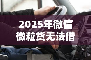 2025年微信微粒货无法借钱，推荐5个网贷平台怎么推广