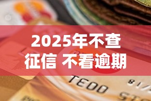 2025年不查征信 不看逾期？罗列5个什么贷款平台好通过