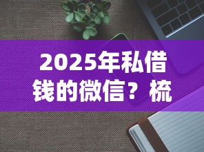 2025年私借钱的微信？梳理五个先息后本的正规贷款平台