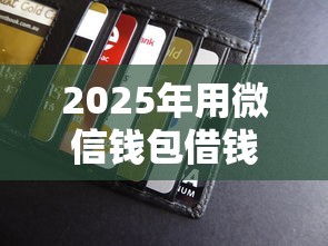 2025年用微信钱包借钱怎么借的：罗列5个鹿口子贷款
