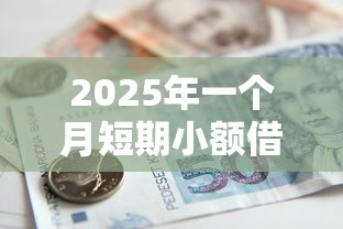 2025年一个月短期小额借款？梳理5个安全的贷款平台