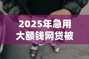 2025年急用大额钱网贷被拒：推荐五个强制放款口子