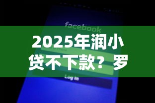 2025年润小贷不下款？罗列5个14天下款的口子