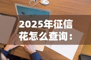 2025年征信花怎么查询：罗列5个可以不看征信就能下款的口子