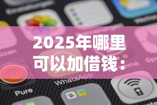 2025年贷款平台无视黑白？整理五个秒批通过的网贷app