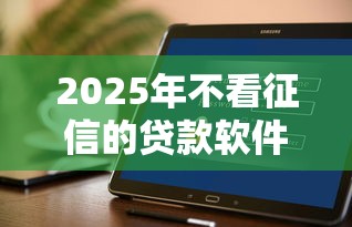 2025年不看征信的贷款软件有吗：看看这5个线上贷款平台