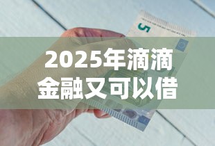 2025年滴滴金融又可以借钱了？整理5个黑户平台100%能借到