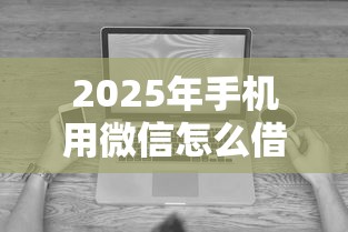 2025年手机用微信怎么借钱？看看这五个无视黑白户口子
