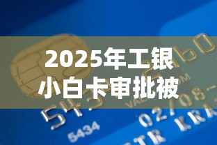2025年工银小白卡审批被拒：罗列五个网贷监管平台
