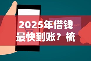 2025年借钱最快到账？梳理5个购物贷款平台