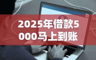 2025年借款5000马上到账的软件：整理五个那些平台好借钱