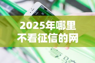 2025年哪里不看征信的网贷分期，试试这五个正规安全的贷款平台