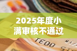 2025年度小满审核不通过，罗列五个48期贷款平台