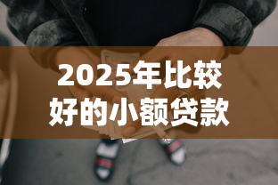 2025年比较好的小额贷款平台有哪些公司，试试这5个网贷通过率高的平台