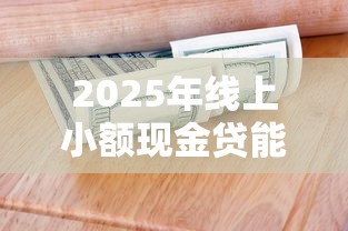 2025年线上小额现金贷能贷多少钱：试试这五个黑户可快速办理小额贷款业务的口子