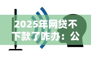 2025年网贷不下款了咋办：公布5个无视征信黑白100%秒下平台