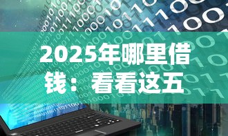 2025年哪里借钱：看看这五个征信是花户平台可以借钱不