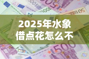 2025年水象借点花怎么不下款？整理五个借款平台利息最低最正规放款最快