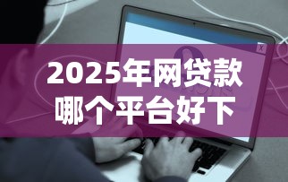 2025年网贷款哪个平台好下款？罗列5个比较容易贷款的平台