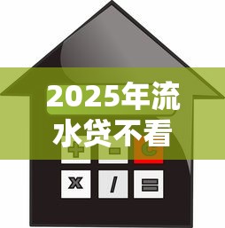 2025年流水贷不看征信不抵押？公布五个借钱的平台100%能借到
