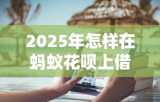 2025年怎样在蚂蚁花呗上借钱？推荐五个大学生网贷平台
