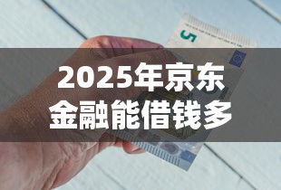2025年京东金融能借钱多少，公布5个大学生可以使用的平台