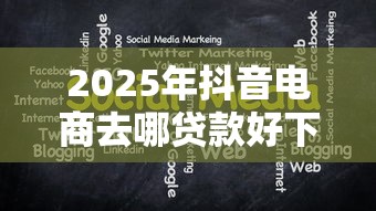 2025年抖音电商去哪贷款好下款，分享五个大的贷款平台