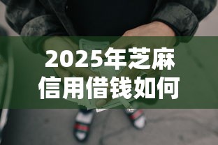 2025年芝麻信用借钱如何？整合5个没有套路的网贷平台