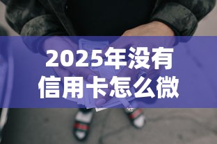 2025年没有信用卡怎么微信借钱？罗列5个贷款必过的软件