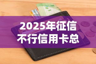 2025年征信不行信用卡总是被拒：推荐5个黑户花户在平台能下款