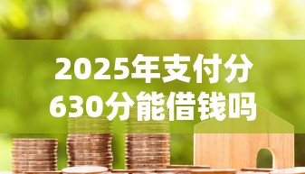 2025年支付分630分能借钱吗？梳理五个网上小额贷款平台好